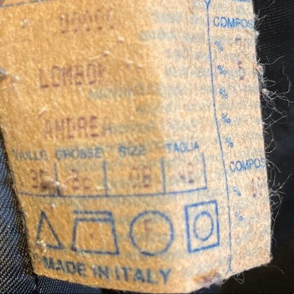 Apria Cashmere Angora Blend Paisley Coat Small - Picture 11 of 15